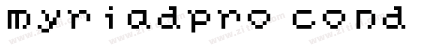 myriadpro cond ttf字体转换